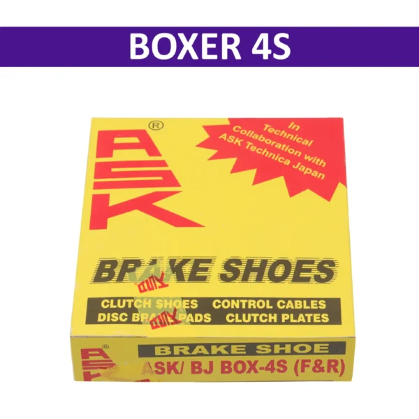 ASK BRAKE SHOE KB4S BOXER | ASK/BS/0102 | ASK/BS/0102 | ASK BREAK PATTA | ASK BRAKE SHOE | KV 4X  KB 4X BREAK PATTA