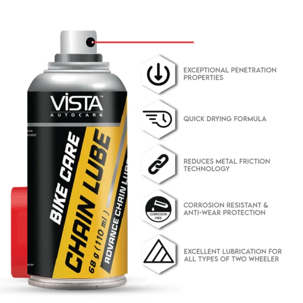 VISTA CHAIN SPRAY | CHAIN LUBE 110ML | ACCESSORIES | CHAIN SPRAY - Image 2