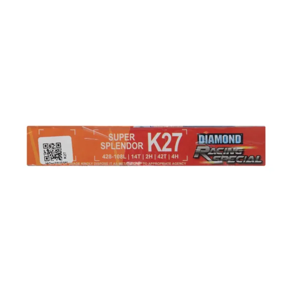 DIAMOND CHAIN SPROCKET KIT K27 SUPER SPLENDOR | DIAMOND CHAIN KIT | CHAIN CHAKKAR - Image 2