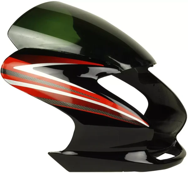 VISOR PASSION PRO BLACK & RED | 2010 DIGITAL METER KICK START DRUM  | MORROW | MORO | VISOR | PASSION PRO VISOR