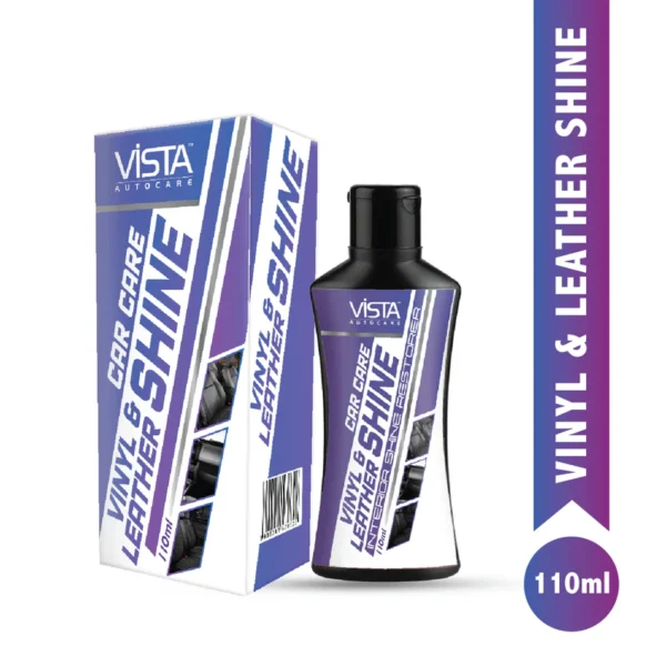 VISTA VINYL & LEATHER SHINE 110ML | VISTA INTERIOR SHINE POLISH 110ML | POLICE | VISTA POLISH | ACCESSORIES - Image 3