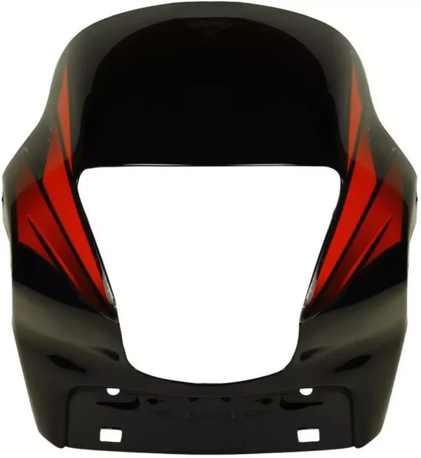 VISOR PASSION PLUS BLACK RED | MORROW | MORO | VISOR | - Image 2