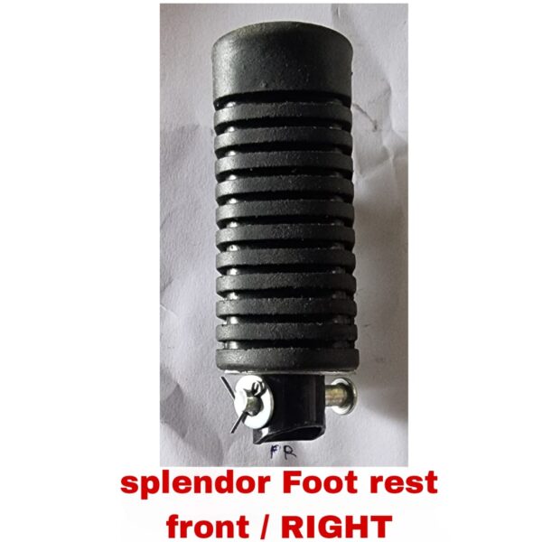 FOOT REST FRONT RIGHT SPLENDOR | SPLENDOR FOOT REST | CD DELUXE | HF DELUXE | PASSION PLUS | PASSION PRO | SUPER SPLENDOR | SPLENDOR PLUS | SPLENDOR PRO | PAGLU | SPLENDOR FOOT RATE | SPLENDOR NAVAGO | SPLENDOR NOVA |